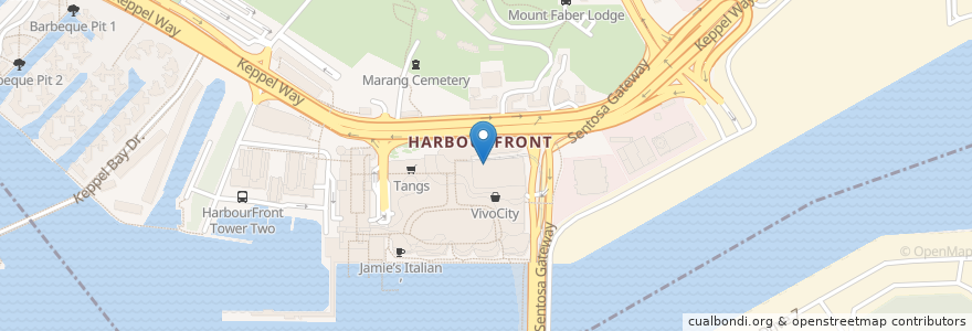 Mapa de ubicacion de Watsons en Singapore, Central.