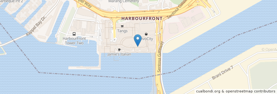 Mapa de ubicacion de Project Açaí en Singapur, Central.