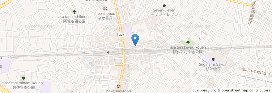 Mapa de ubicacion de ナイス杉並 en ژاپن, 東京都, 杉並区.