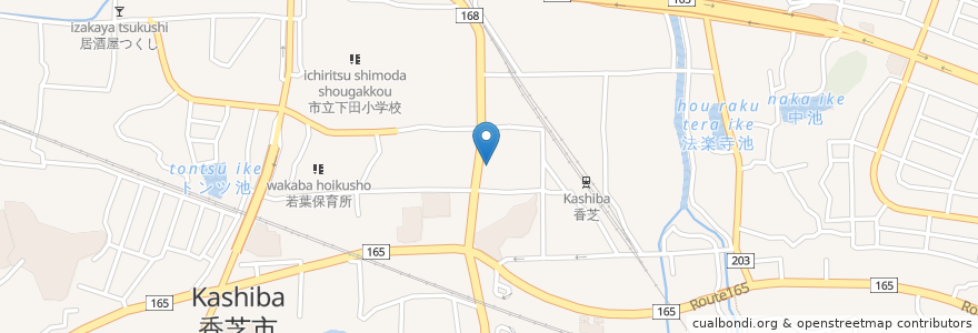 Mapa de ubicacion de 和田クリニック en 日本, 奈良県, 香芝市.