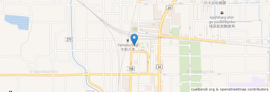 Mapa de ubicacion de 瓶踊 Bottle Step en Japão, 奈良県, 橿原市.