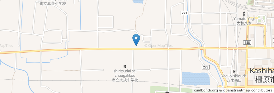 Mapa de ubicacion de すぎもと薬局 en 日本, 奈良県/奈良縣, 橿原市.