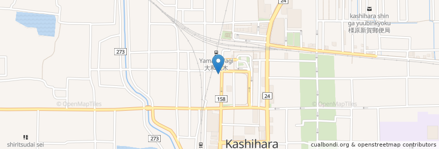 Mapa de ubicacion de Cotton Club en Japan, Nara Prefecture, Kashihara.