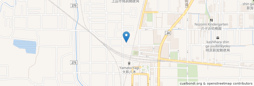Mapa de ubicacion de 旬菜中華バル ミツカン en 日本, 奈良県, 橿原市.
