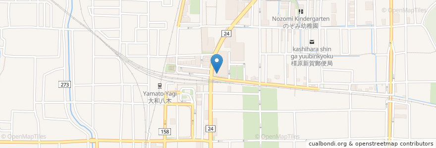 Mapa de ubicacion de モロゾフ en Giappone, Prefettura Di Nara, 橿原市.