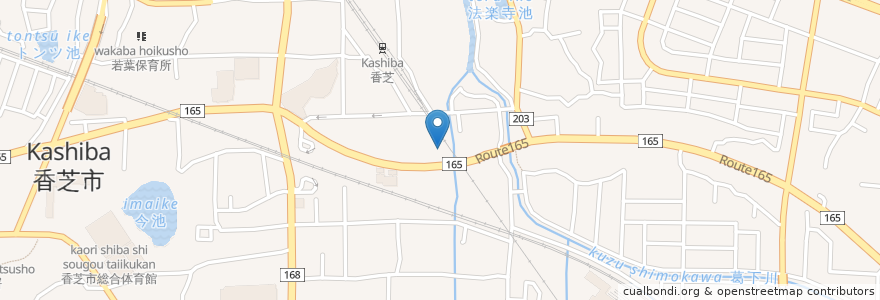 Mapa de ubicacion de みろく漁彩鮮家 en 日本, 奈良県, 香芝市.