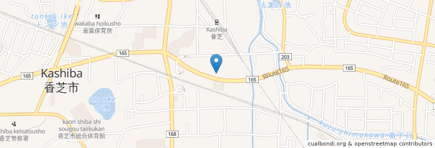 Mapa de ubicacion de みちのクリニック en 日本, 奈良県, 香芝市.