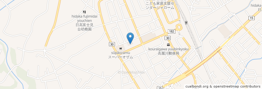 Mapa de ubicacion de PUDOステーション en ژاپن, 埼玉県, 日高市.