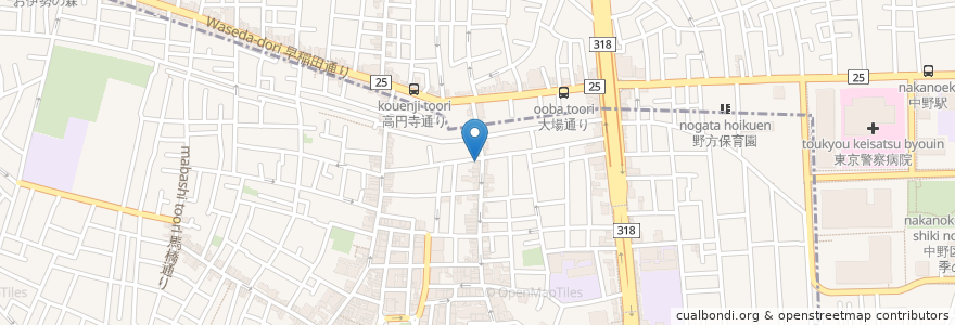 Mapa de ubicacion de MYTH CAFE en 日本, 東京都, 杉並区.