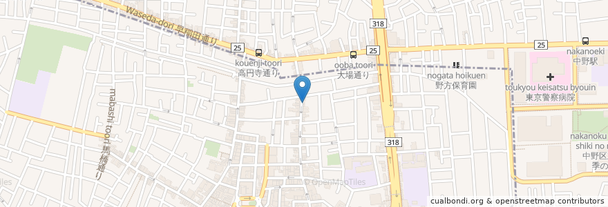 Mapa de ubicacion de タンタンパートⅢ en 日本, 東京都, 杉並区.