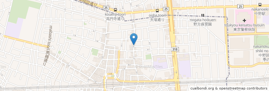 Mapa de ubicacion de 伊久乃 en Япония, Токио, Сугинами.