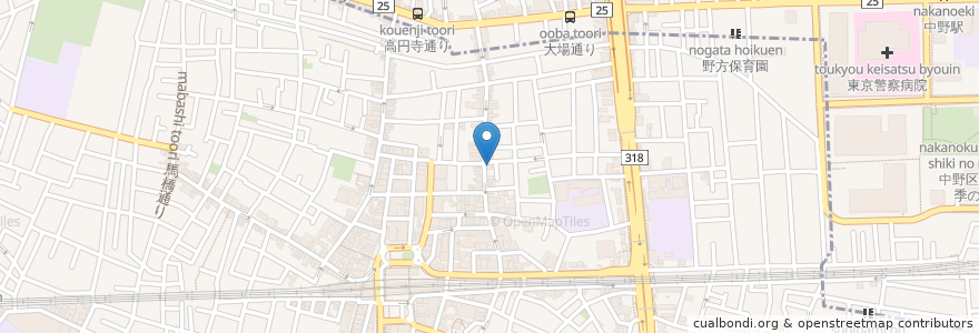 Mapa de ubicacion de みかづき en Japon, Tokyo, 杉並区.