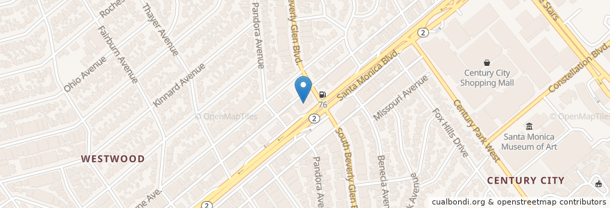Mapa de ubicacion de Walgreens en Amerika Syarikat, California, Los Angeles County, Los Angeles.