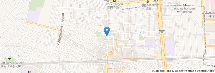 Mapa de ubicacion de DIOS en 日本, 东京都/東京都, 杉並区.