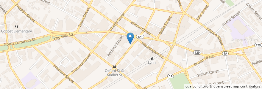 Mapa de ubicacion de Enzo's Pizzeria en 美利坚合众国/美利堅合眾國, 马萨诸塞州 / 麻薩諸塞州 / 麻省, Essex County, Lynn.