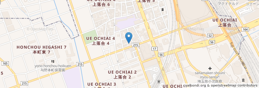 Mapa de ubicacion de アリーナサイドクリニック en اليابان, 埼玉県, さいたま市, 中央区.