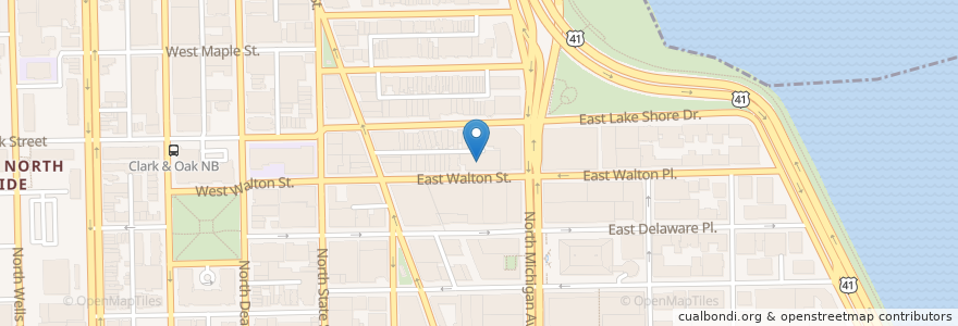 Mapa de ubicacion de Doc B’s Restaurant + Bar en Verenigde Staten, Illinois, Chicago.