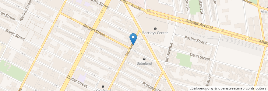 Mapa de ubicacion de Lickers N Sniffers en ایالات متحده آمریکا, New York, نیویورک, Brooklyn.