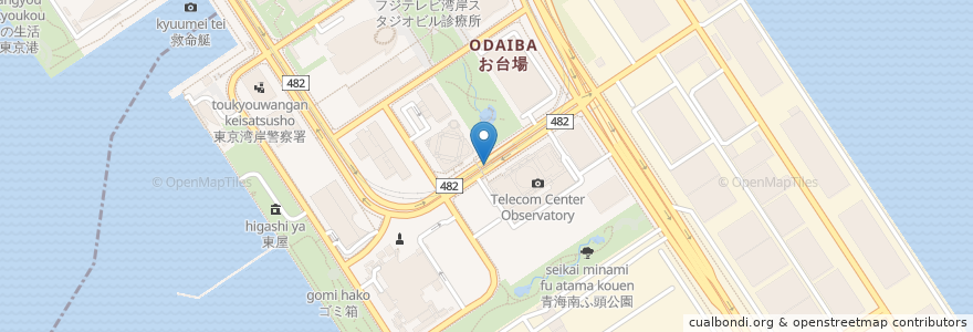 Mapa de ubicacion de 改札口 en Япония, Токио, Кото.