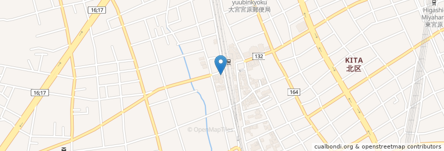 Mapa de ubicacion de 川田薬局 en ژاپن, 埼玉県, さいたま市, 北区.