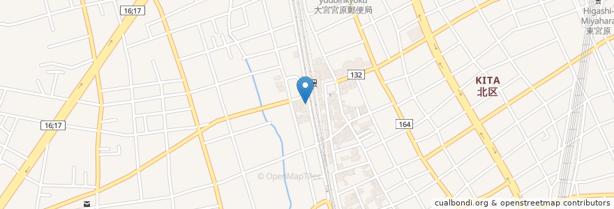 Mapa de ubicacion de 豚豚ハウス en 日本, 埼玉县, 埼玉市, 北区.