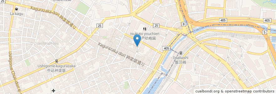 Mapa de ubicacion de Bar & café Briongloid en Japonya, 東京都.