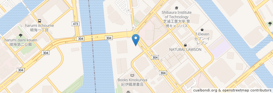 Mapa de ubicacion de かつき小児科クリニック en Japão, Tóquio, 江東区.