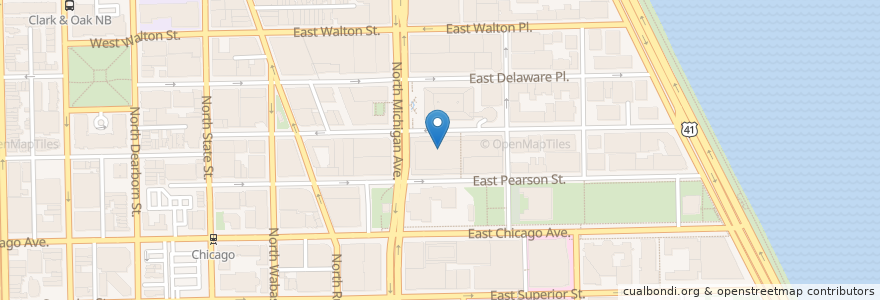 Mapa de ubicacion de Fusion Poke en 미국, 일리노이, 시카고.