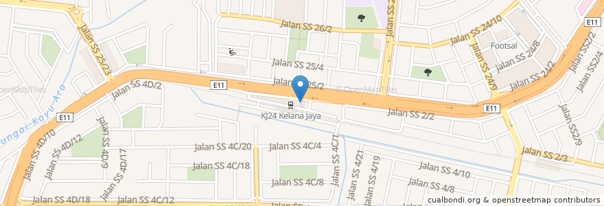 Mapa de ubicacion de Guardian en Malaysia, Selangor, Petaling Jaya.