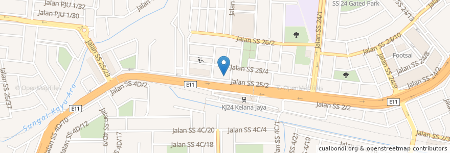 Mapa de ubicacion de Selangor Manmin Deaf Church en Malásia, Selangor, Petaling Jaya.