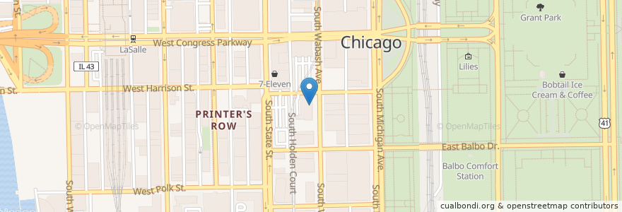 Mapa de ubicacion de Himalayan Restaurant en Verenigde Staten, Illinois, Chicago.