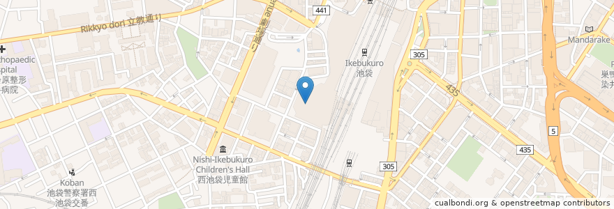 Mapa de ubicacion de La Maison Ensoillé Table en اليابان, 東京都, 豊島区.