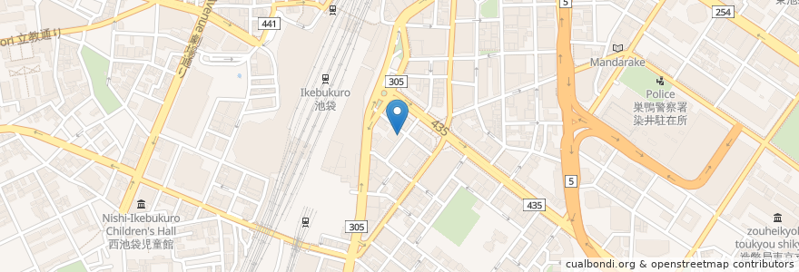 Mapa de ubicacion de 池袋EDGE en Japón, Tokio, Toshima.