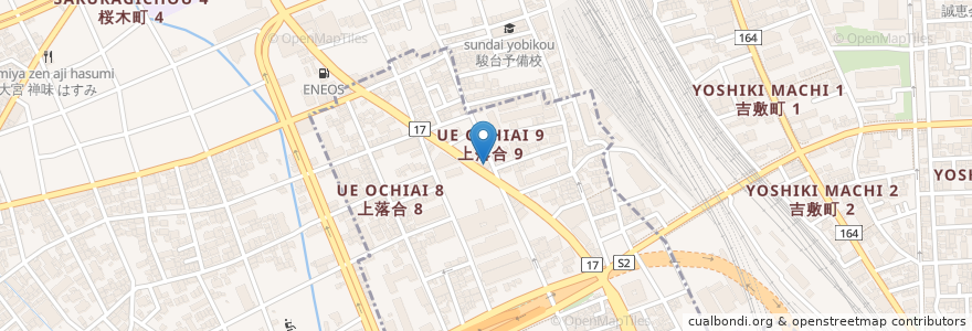 Mapa de ubicacion de オリックスレンタカー en 日本, 埼玉县, 埼玉市, 大宮区.