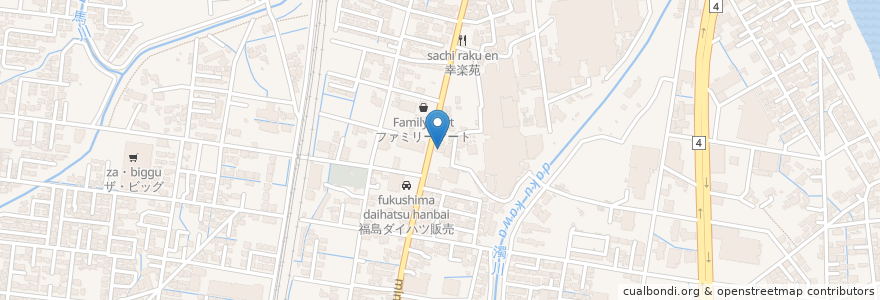 Mapa de ubicacion de 福島南消防署杉妻出張所 en Japon, Préfecture De Fukushima, 福島市.