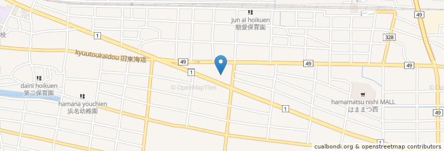Mapa de ubicacion de 新鮮組 en ژاپن, 静岡県, 浜松市, 西区.