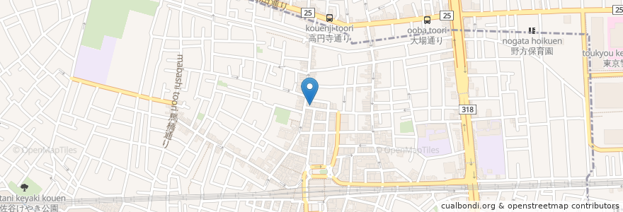 Mapa de ubicacion de JAPUB en 일본, 도쿄도, 杉並区.