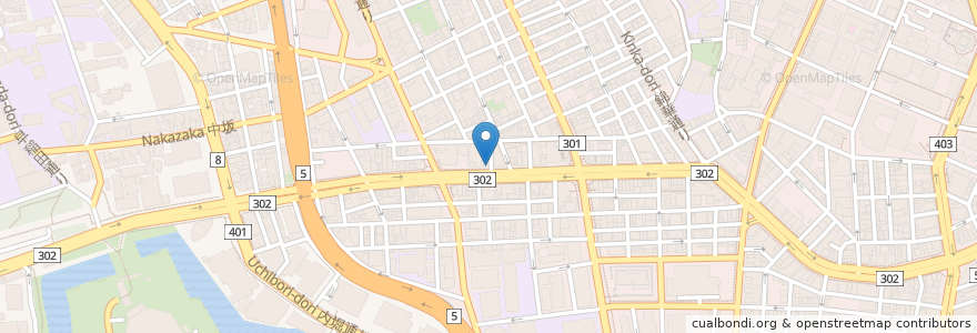 Mapa de ubicacion de ボーイズカレー en Japonya, 東京都, 千代田区.