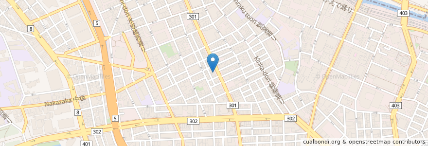 Mapa de ubicacion de 焼きそば専門 みかさ en Japonya, 東京都, 千代田区.