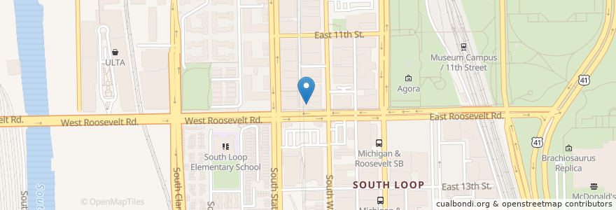Mapa de ubicacion de Stan’s Donuts & Coffee en Amerika Birleşik Devletleri, Illinois, Chicago.