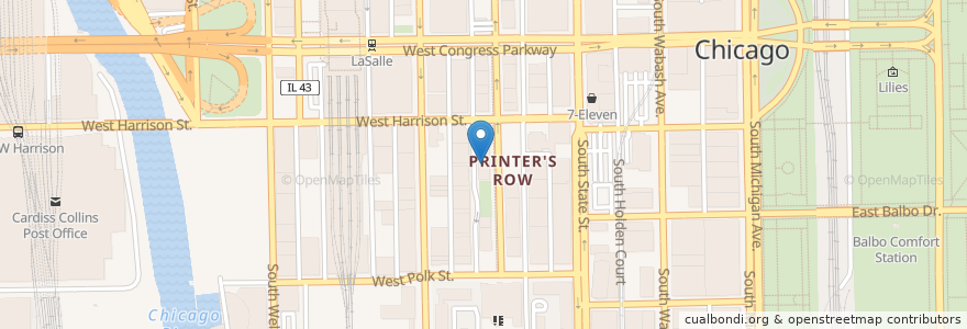 Mapa de ubicacion de Sofi Restaurant en Stati Uniti D'America, Illinois, Chicago.