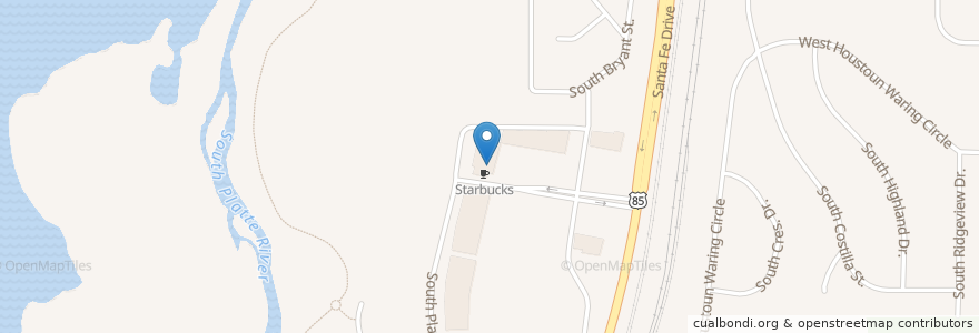 Mapa de ubicacion de Noodles & Company en 미국, 콜로라도, Littleton, Arapahoe County.