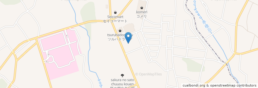 Mapa de ubicacion de 岩盤温浴リゾート;ココプララ en 日本, 茨城県, 東茨城郡, 茨城町.
