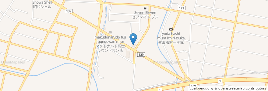 Mapa de ubicacion de あさくま en ژاپن, 静岡県, 富士市.