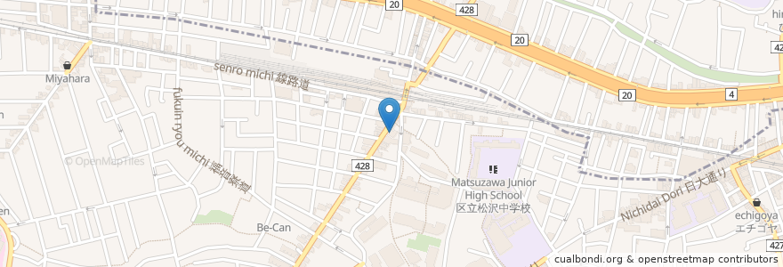 Mapa de ubicacion de 桜上水南ポート en ژاپن, 東京都.