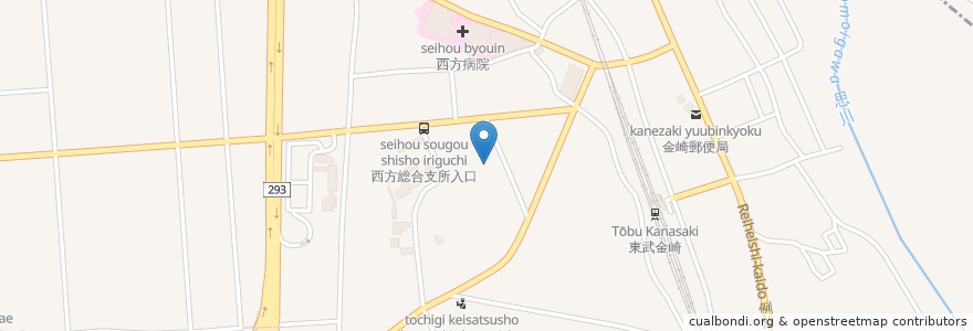 Mapa de ubicacion de 栃木天然温泉;いきいき夢ロマン en Japan, Präfektur Tochigi, 栃木市.