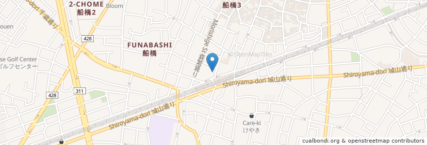 Mapa de ubicacion de すき家 en Japão, Tóquio, 世田谷区.
