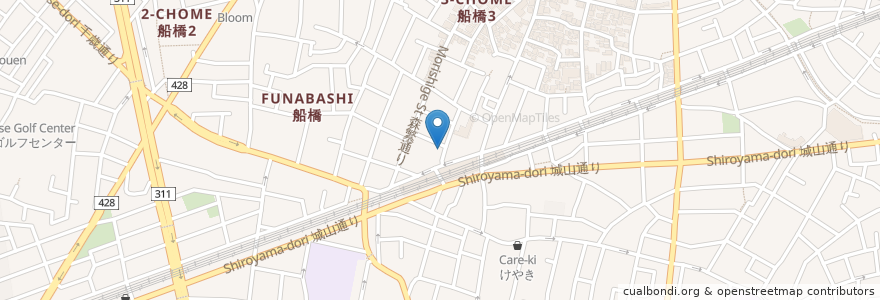 Mapa de ubicacion de やるき茶屋 en Japon, Tokyo, 世田谷区.