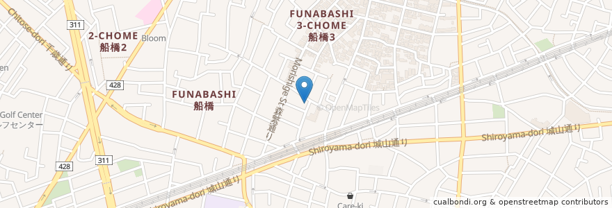 Mapa de ubicacion de おさしみ本舗 en اليابان, 東京都, 世田谷区.