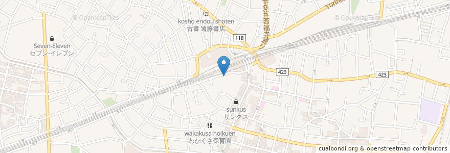 Mapa de ubicacion de 六文銭 en Japão, Tóquio, 世田谷区.